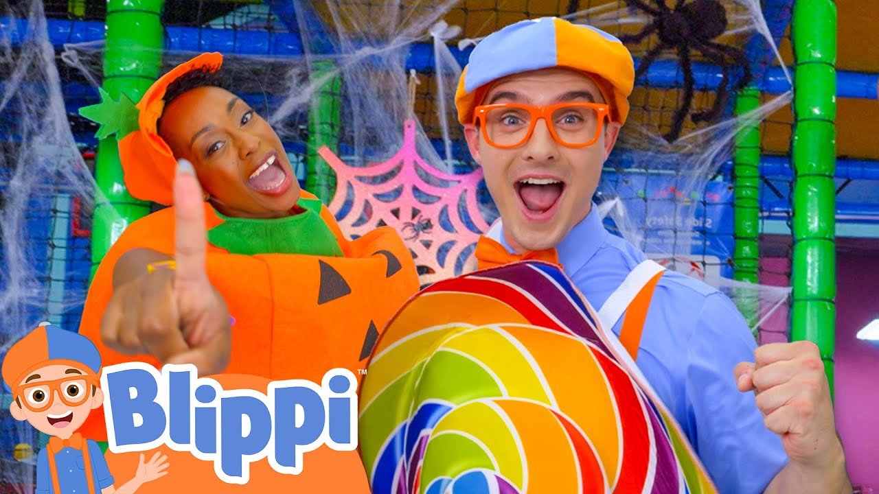 Halloween Countdown REMIX!🎃Can You Dance With Blippi & Meekah?🕺 | Blippi Songs 🎶 img